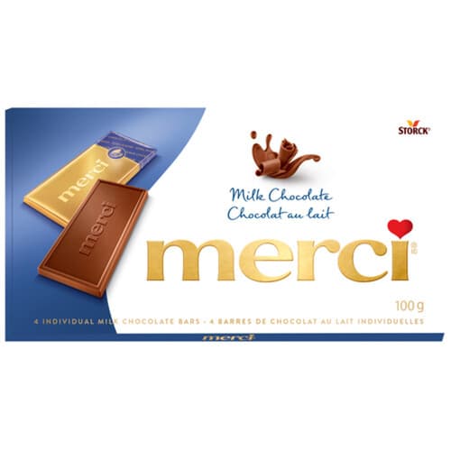 Ciocolată cu lapte "Merci"
