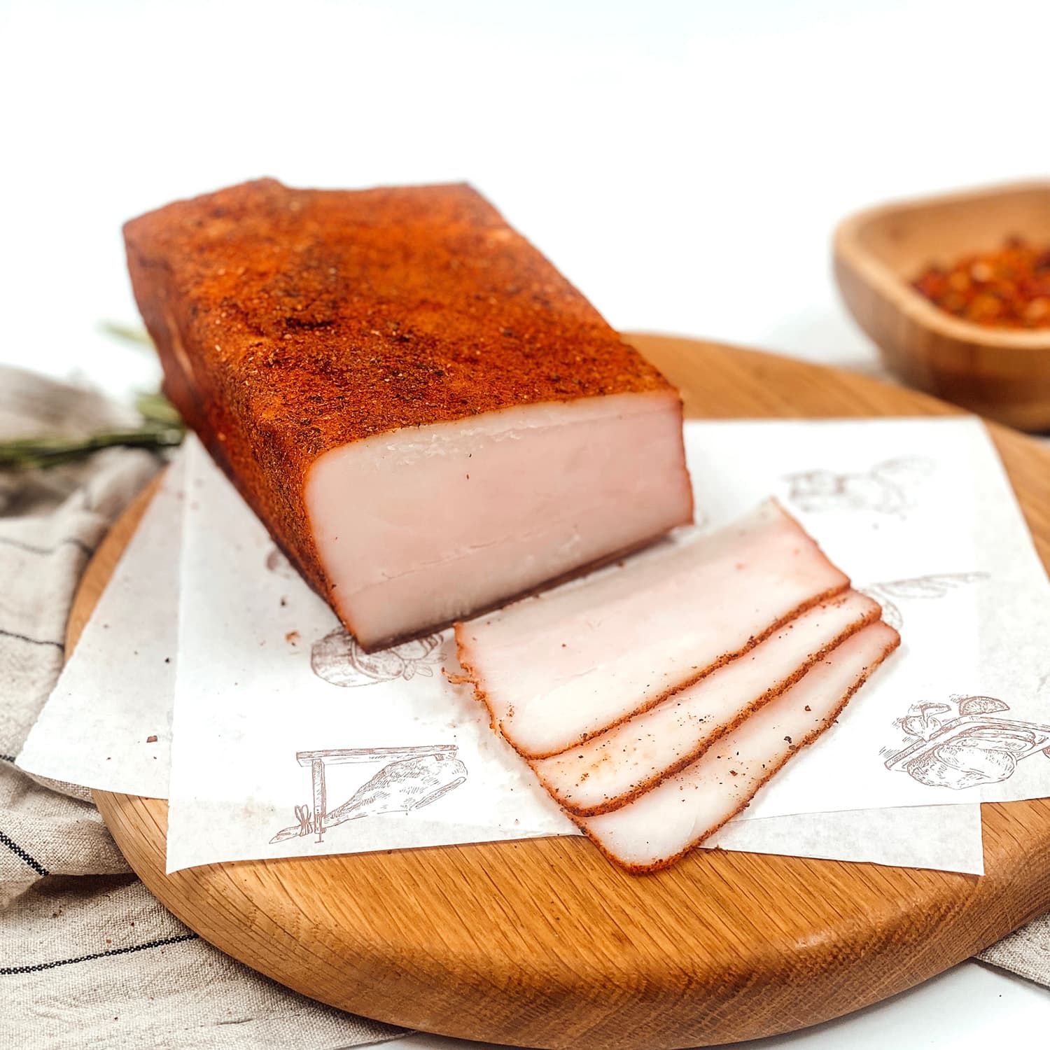 Slănină Regală picantă cu chili