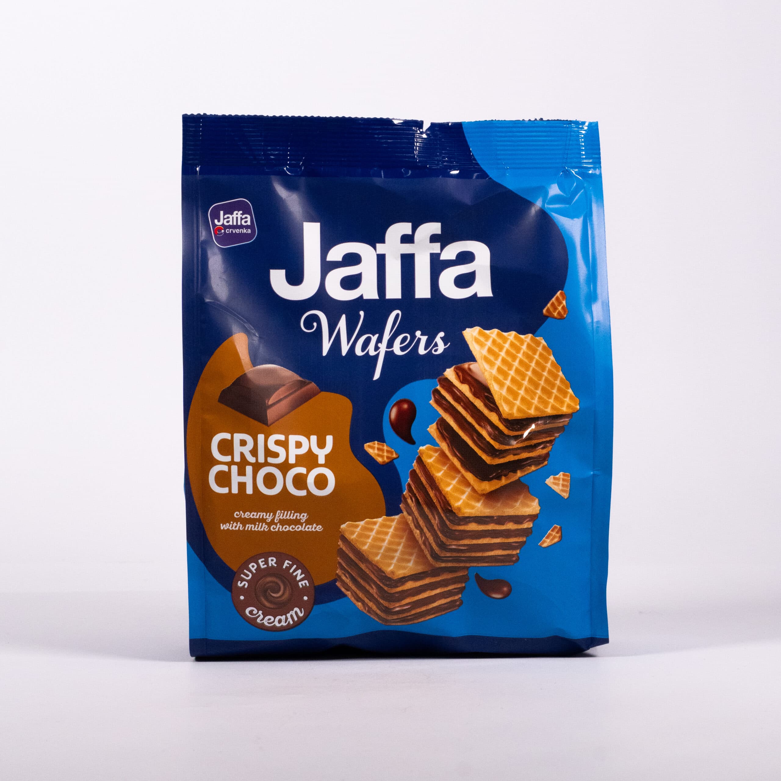 Napolitane cu umplutură de Ciocolată cu lapte "JAFFA"  150g