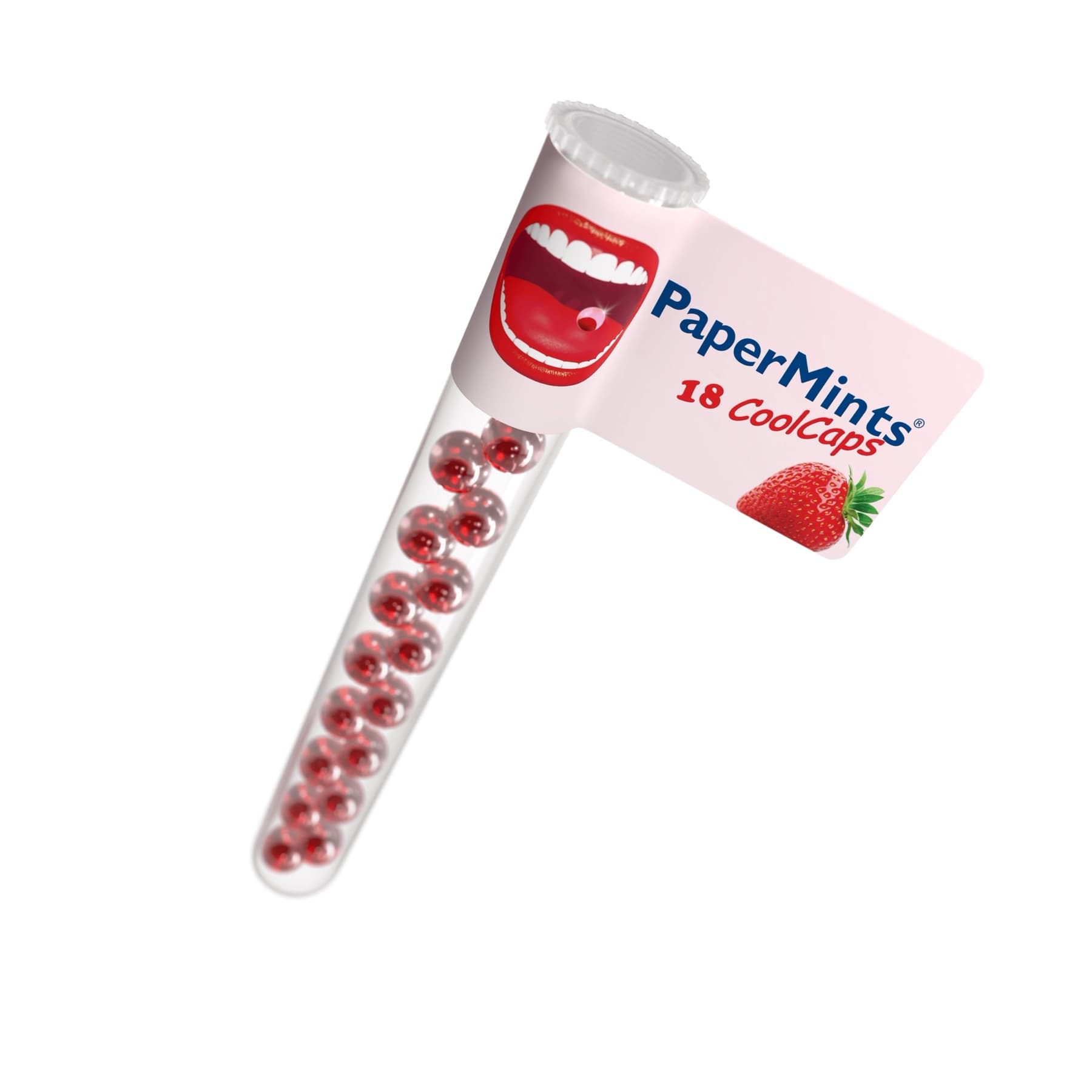 Papermints CoolCaps 18 caps Strawberry