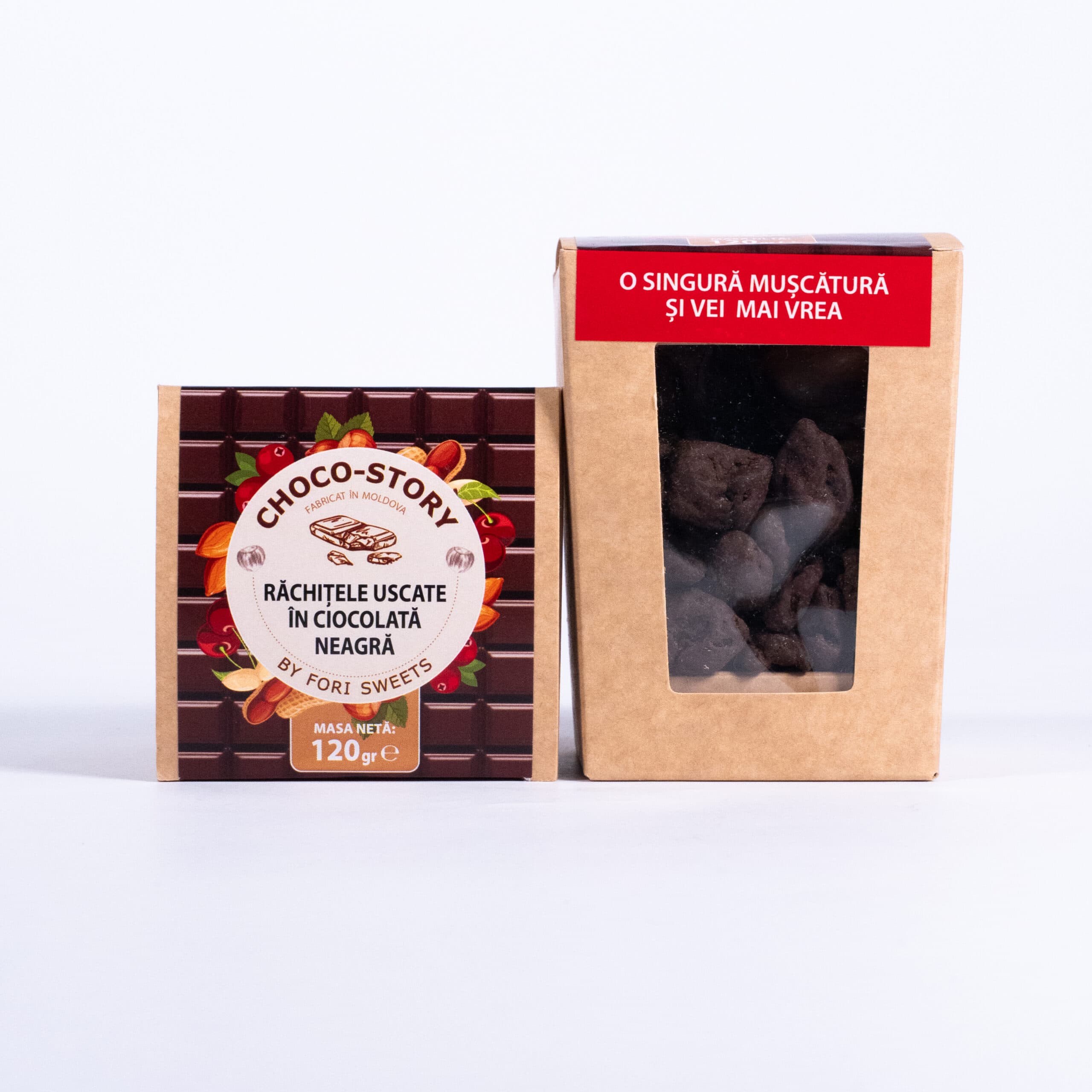 Răchițele uscate în Ciocolată Neagră by "Fori Sweets" 120g
