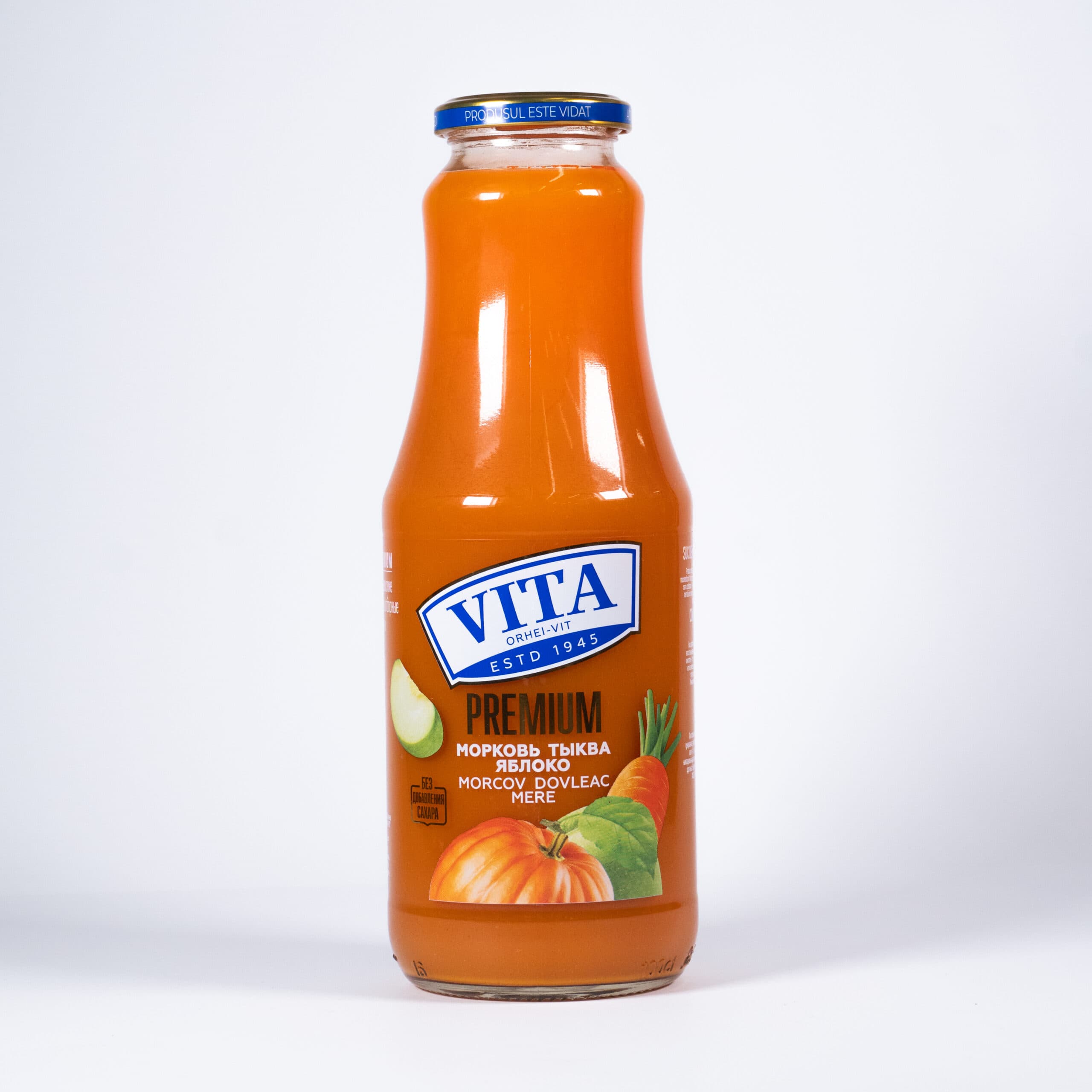 Suc de morcov, dovleac și mere "VITA" 1l