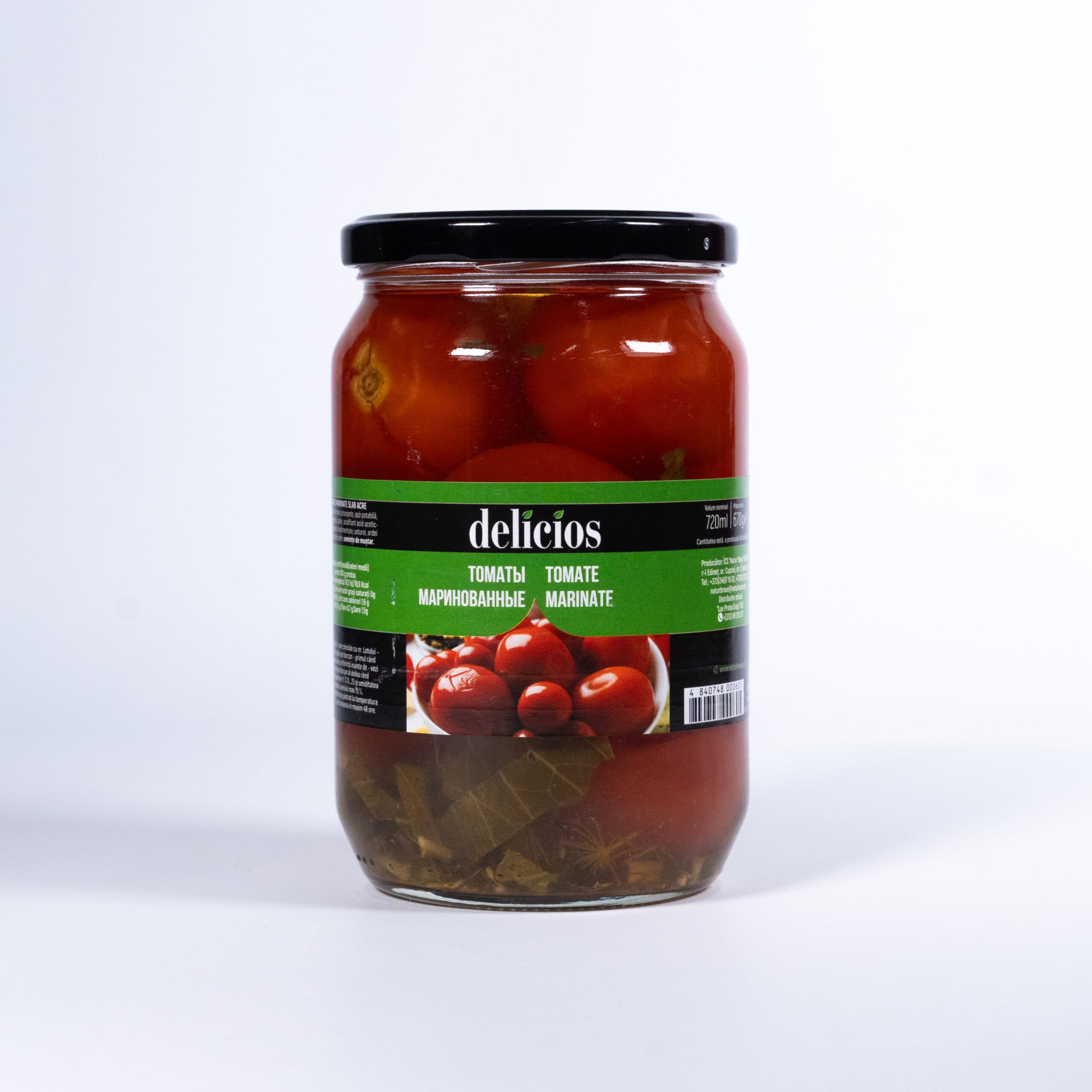Tomate marinate s/b "Delicios" 720ml