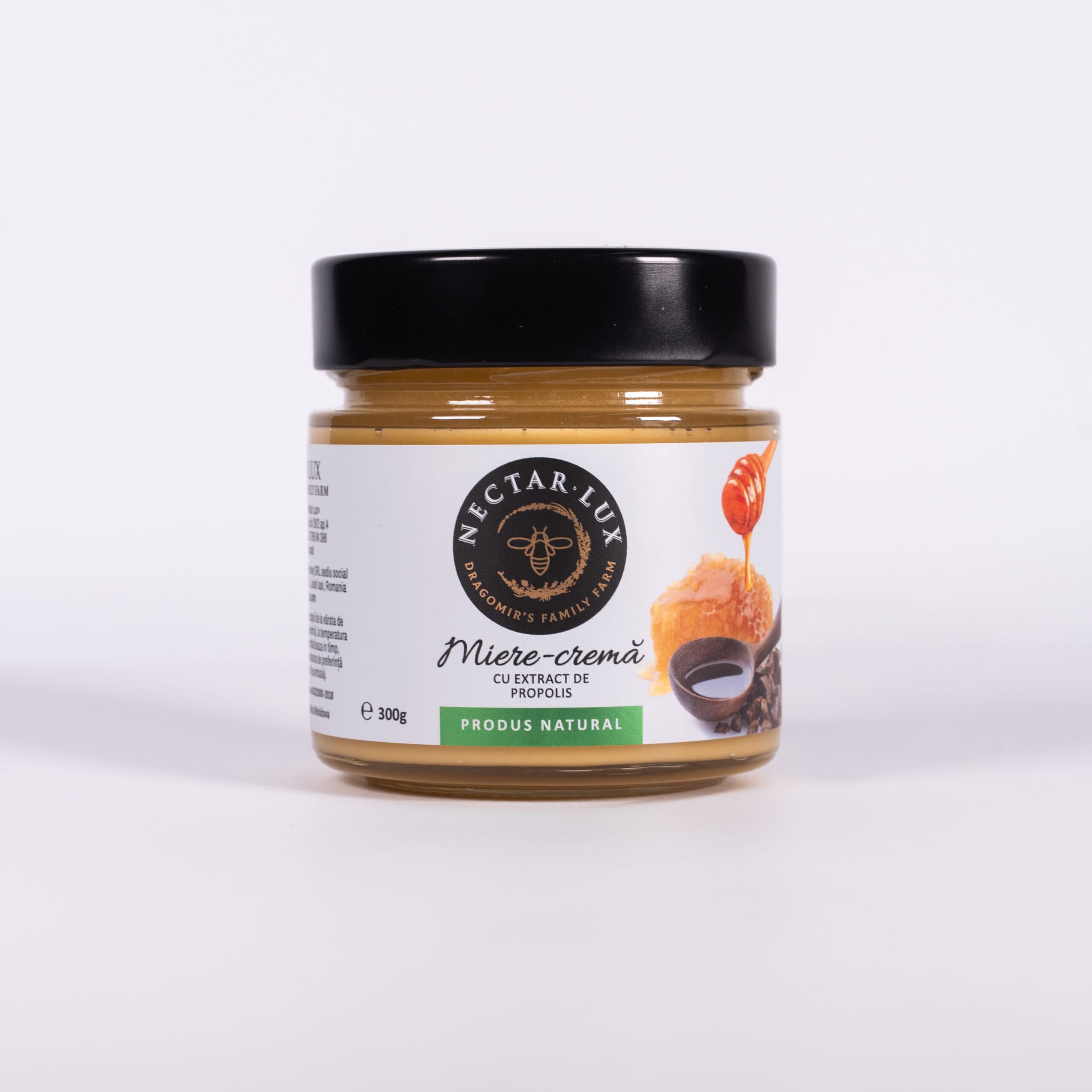 Nectar LUX Miere cu extract de propolis 300g