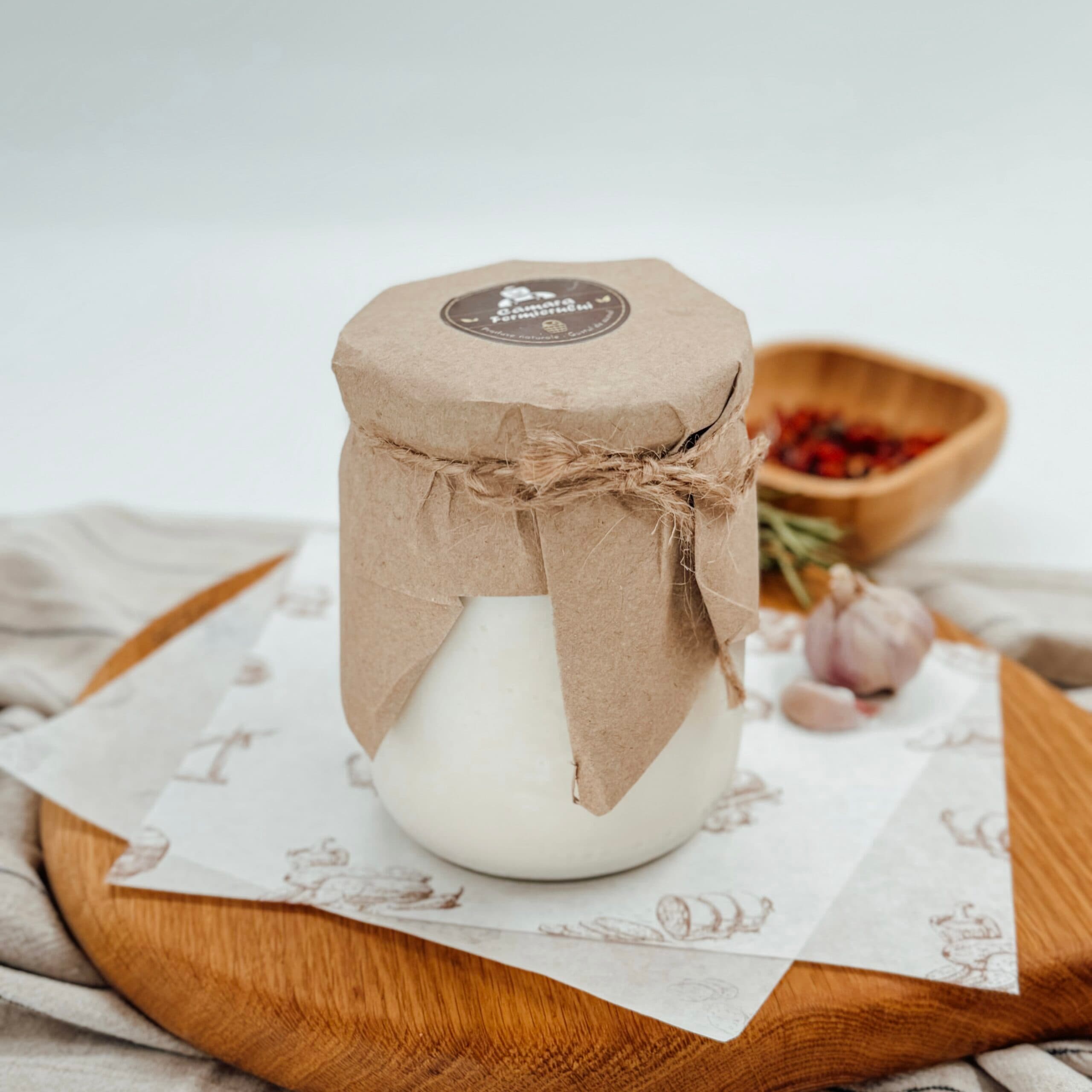 Grăsime de porc topită "Cămara" borcan 500 ml