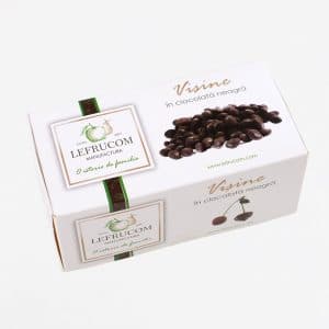 Vișine uscate în glazură de ciocolată neagră "LEFRUCOM" 100g