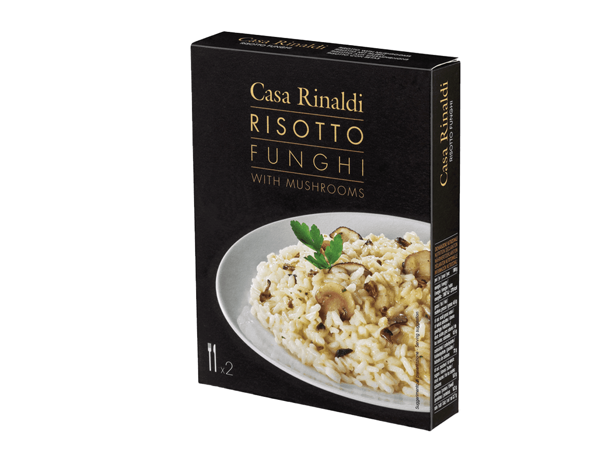 Orez semipreparat cu ciuperci "Casa Rinaldi" 175g