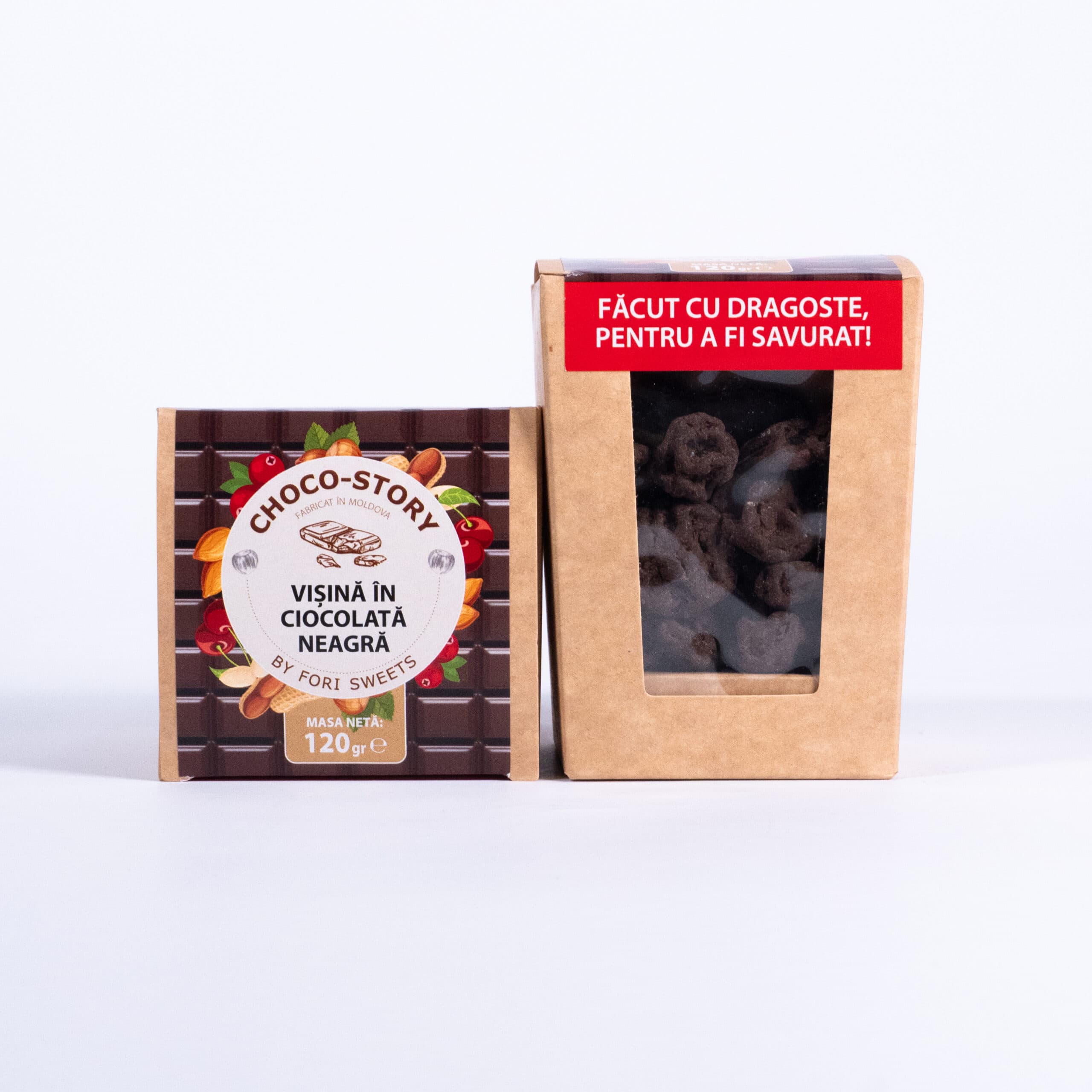 Vișină în Ciocolată Neagră by "Fori Sweets" 120g