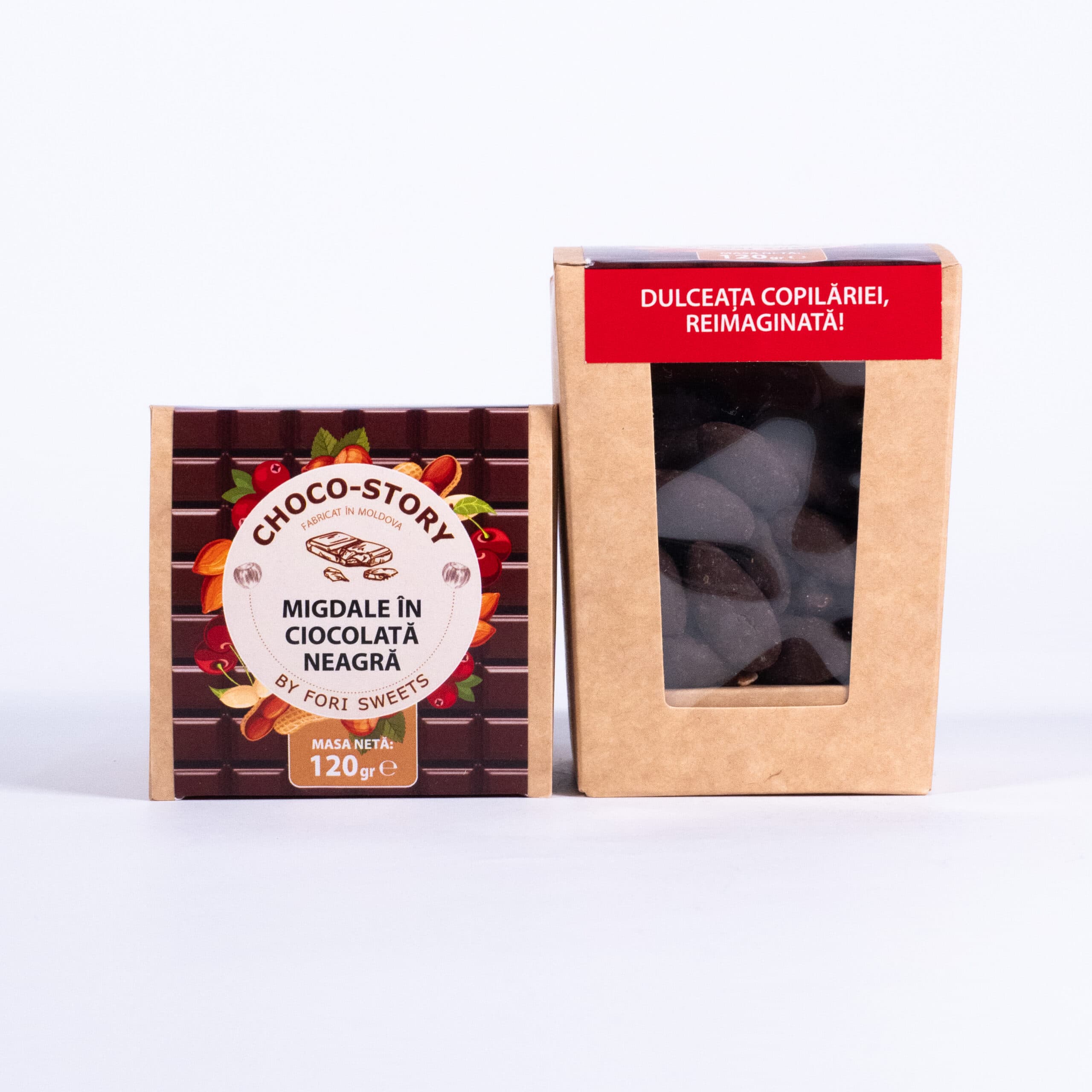 Migdale în Cocolată Neagră by "Fori Sweets" 120g