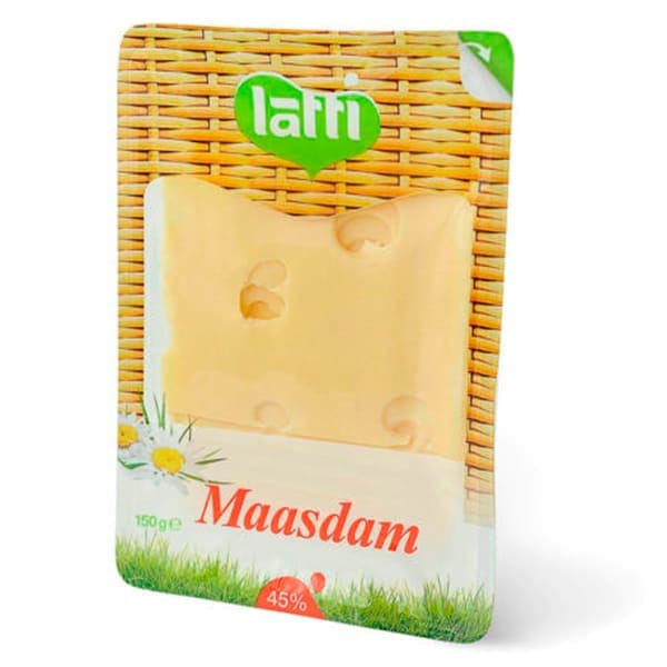 Brînză semitare maturată grasă "Maasadam" 150g
