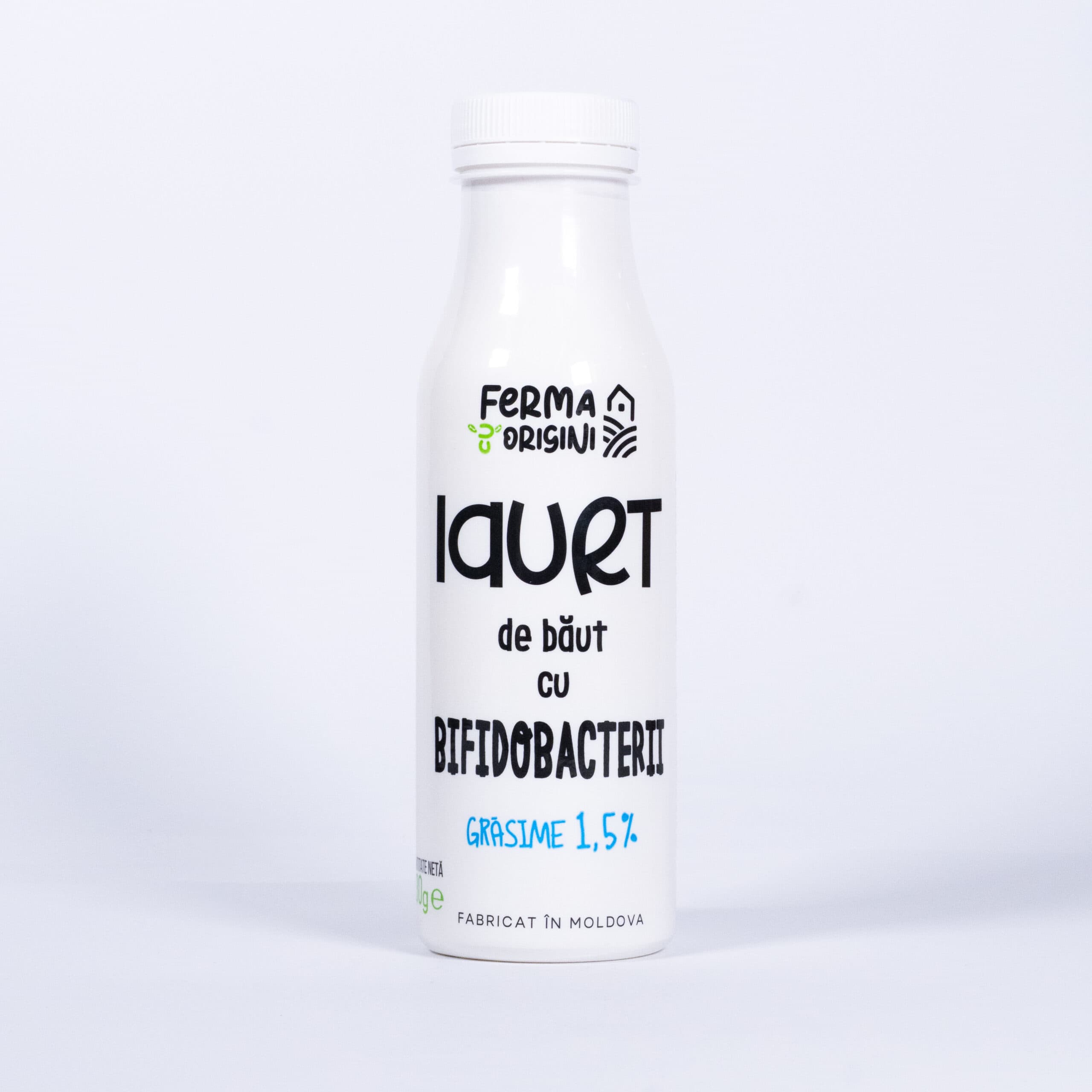 Iaurt de băut cu Bifidobacterii 1,5% Ferma cu Origini 0,33l