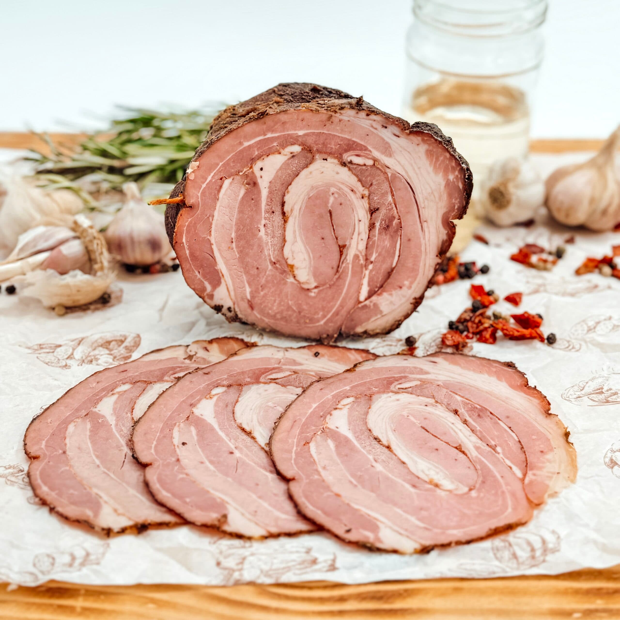Pastrama de Pepeni afumată "Cămara"