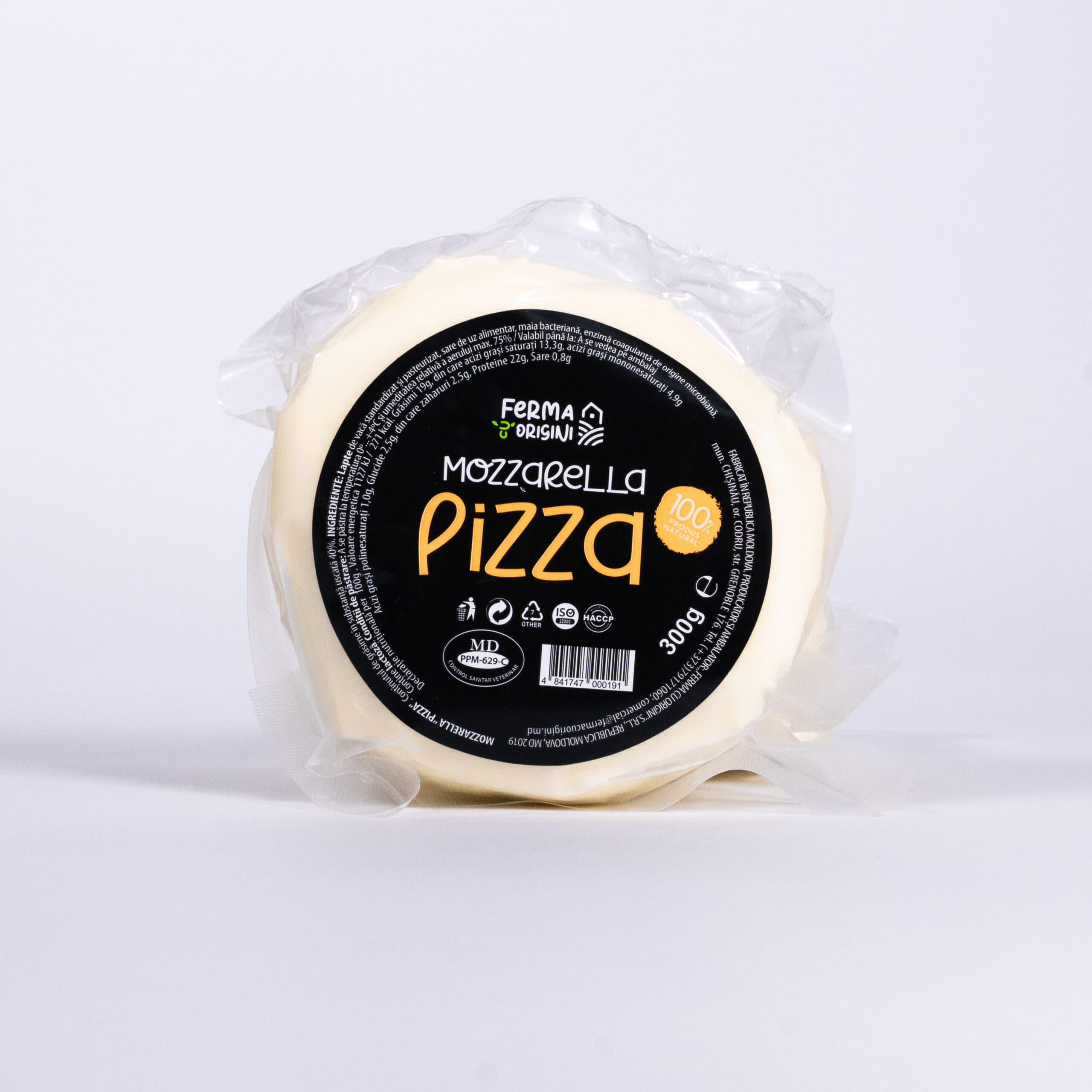 Mozzarell Pizza "Ferma cu Origini" 300g