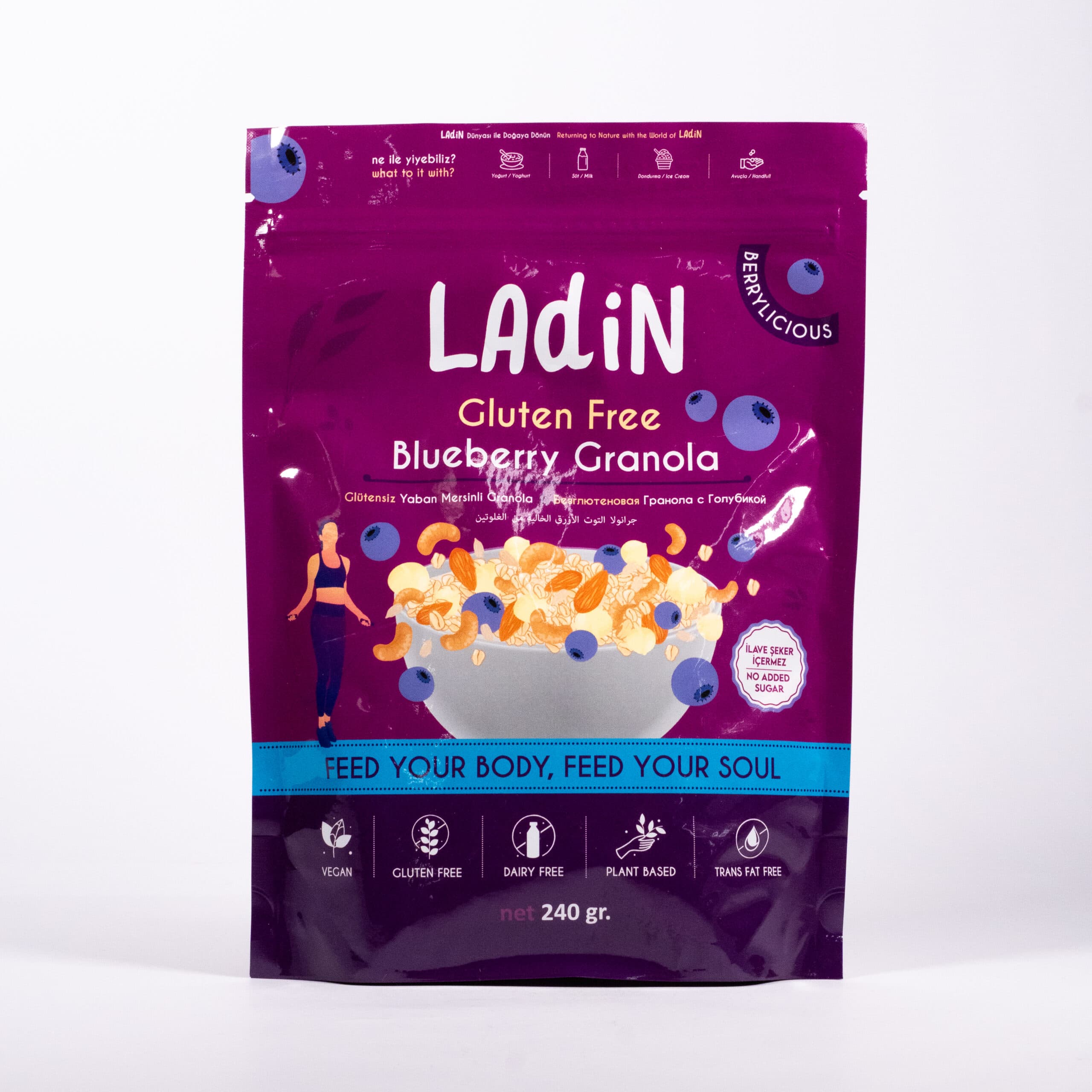 Granola fără Gluten cu afine 240g