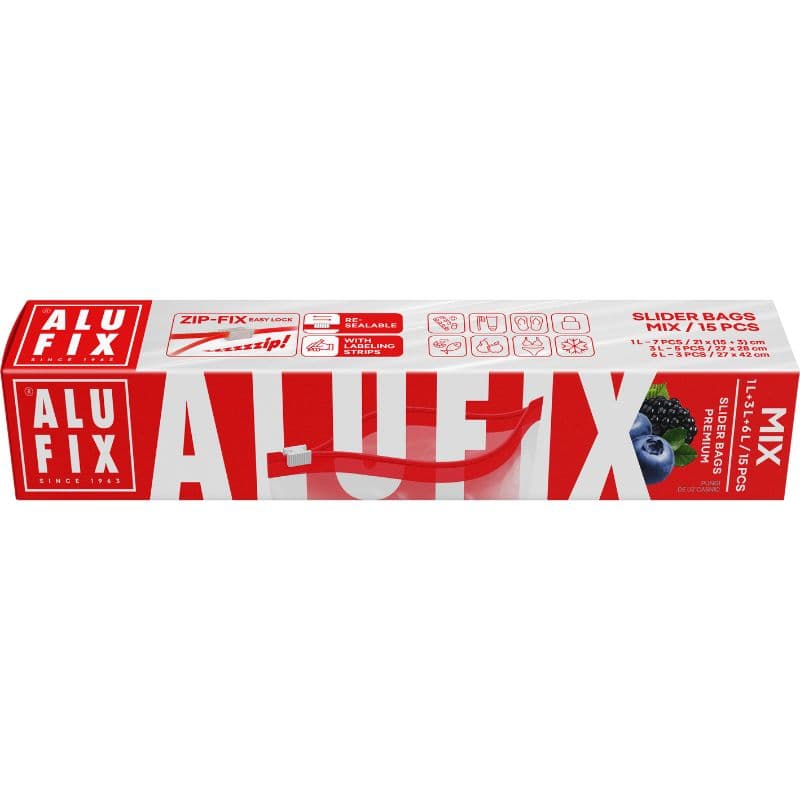 Pungi ZIP MIX 115 buc "ALUFIX"
