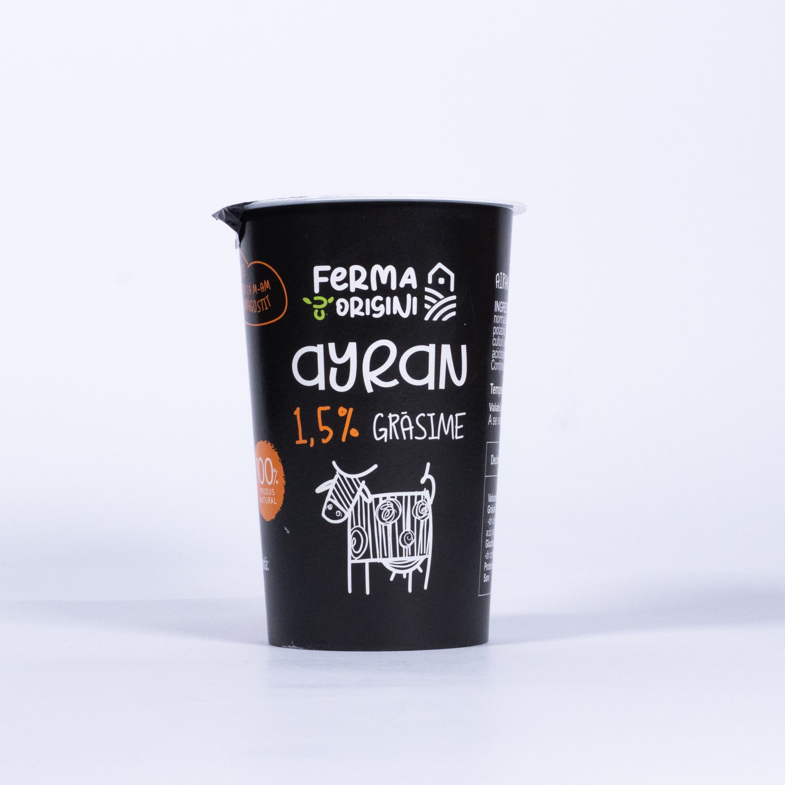 Ayran 1,5% "Ferma cu Origini" 225g