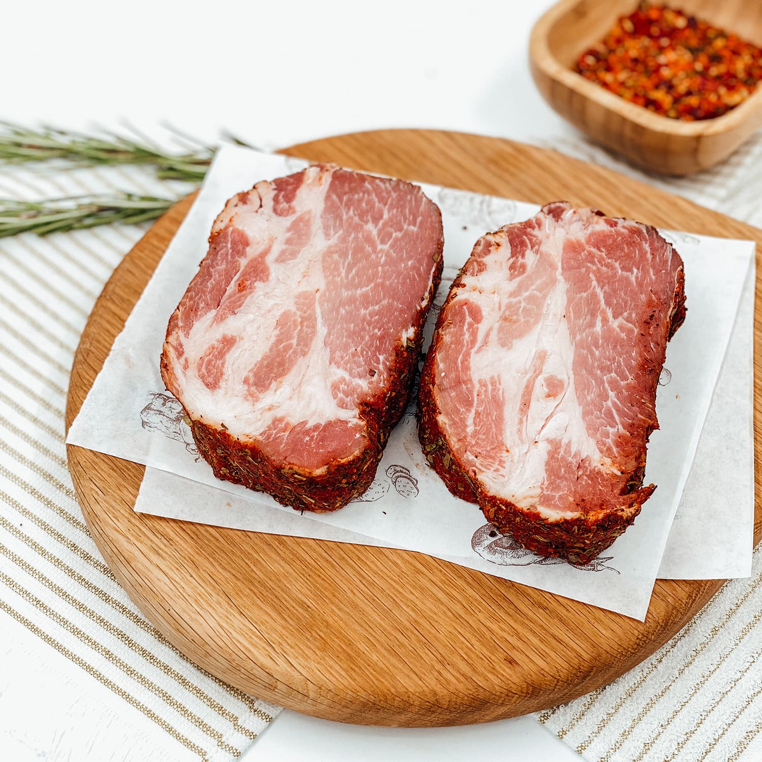 Ceafă "Provence" de porc maturată (STEAK) "Cămara"