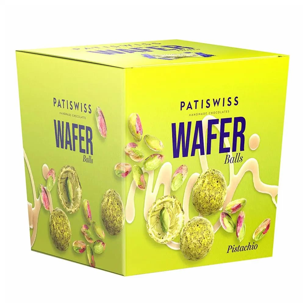 Wafer Balls cu fistic și pastă de fostic "PATISWISS "150g