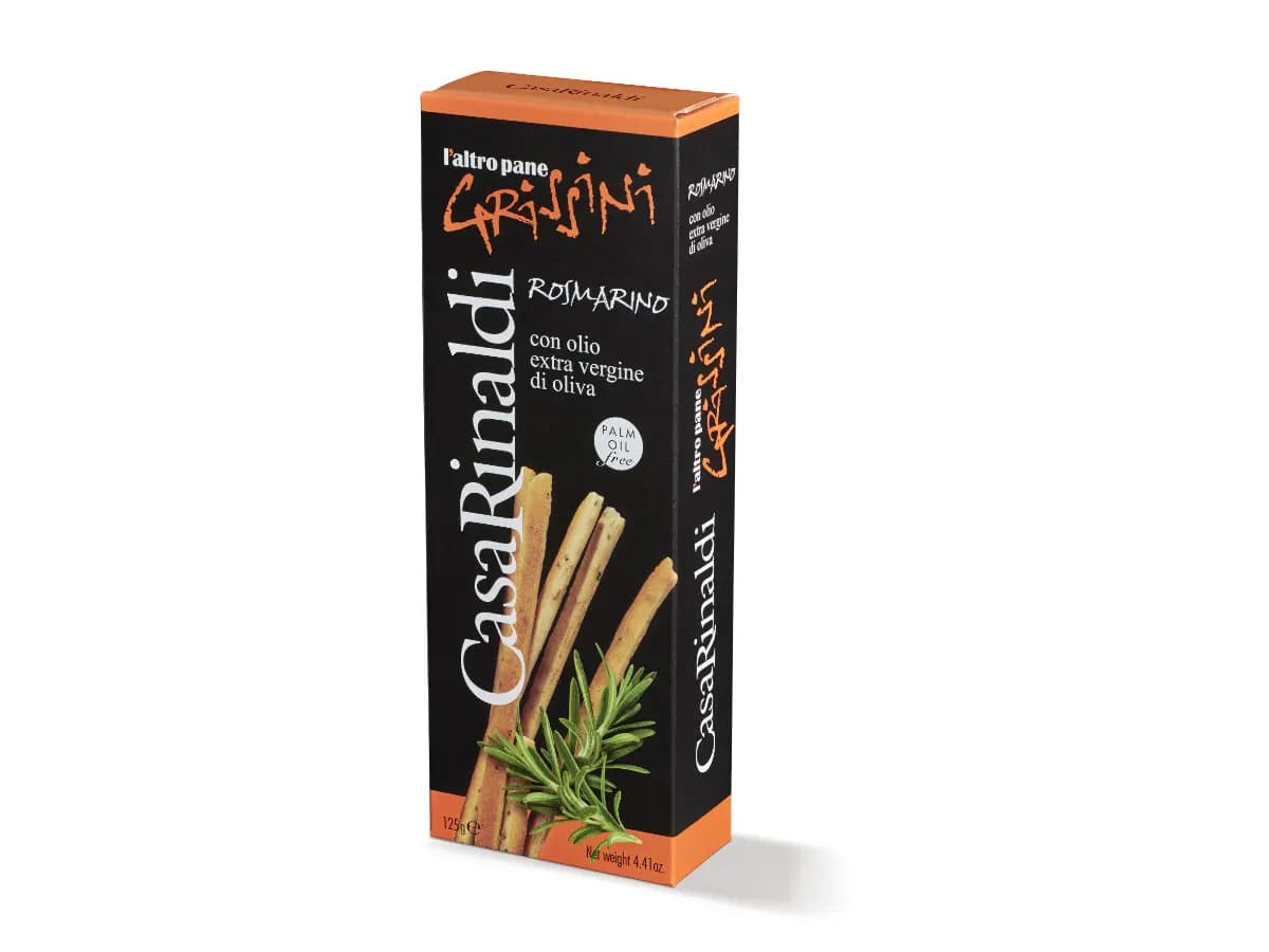Grissini cu rozmarin și ulei de măsline extra virgin "Casa Rinaldi" 125g