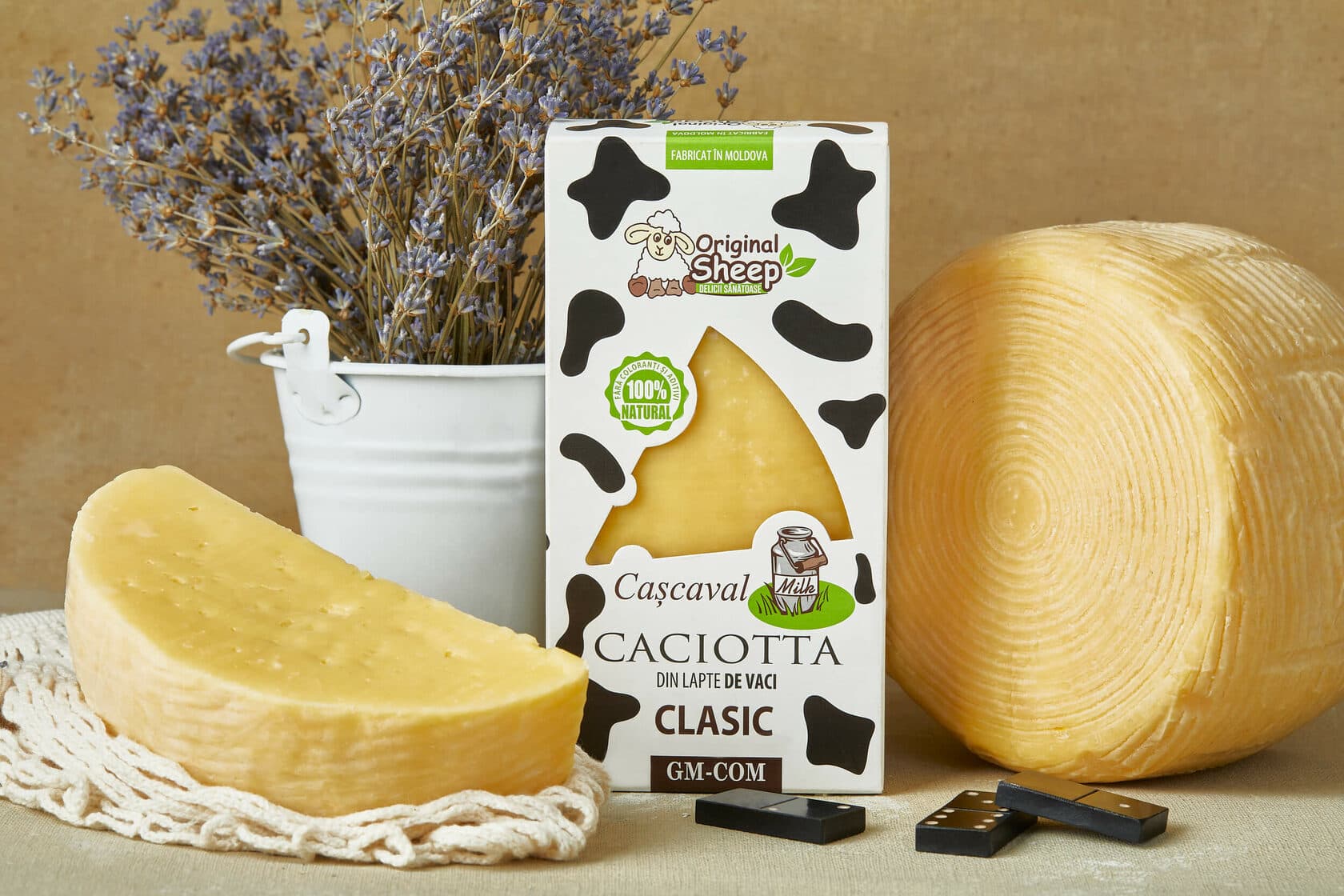 Cașcaval CACIOTTA din lapte de vaci Clasic 250g