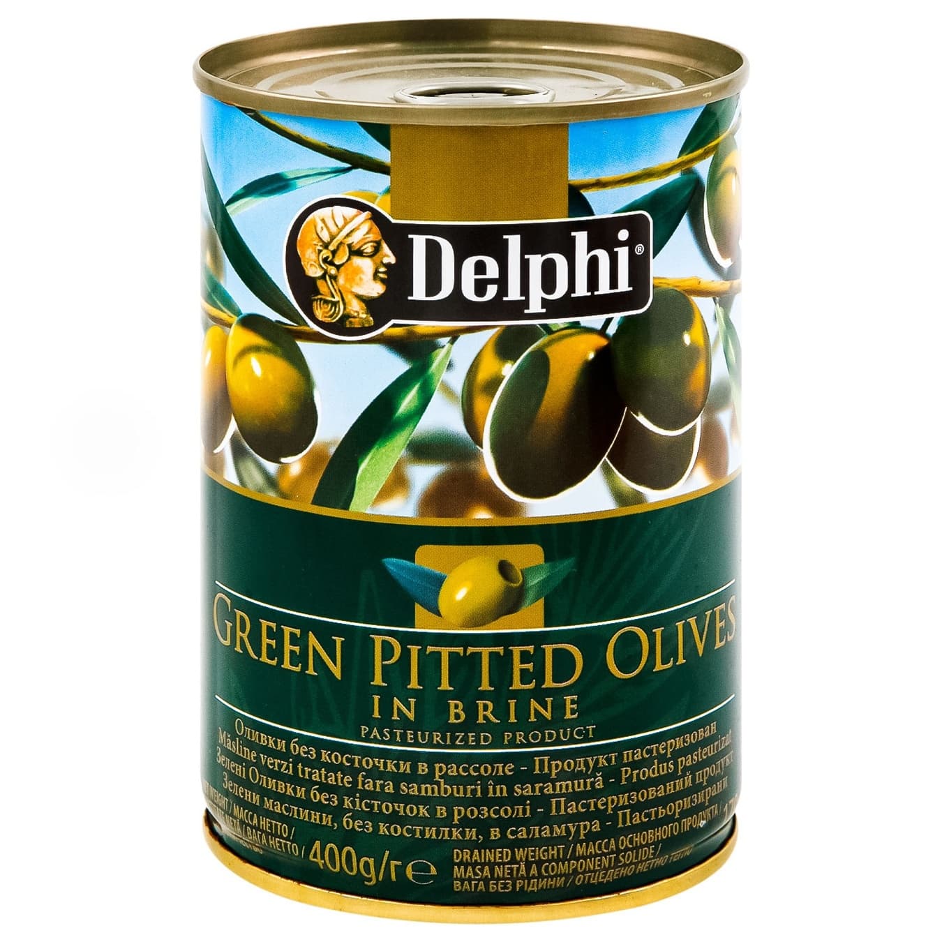 Măsline verzi f/s "Delphi" 420g