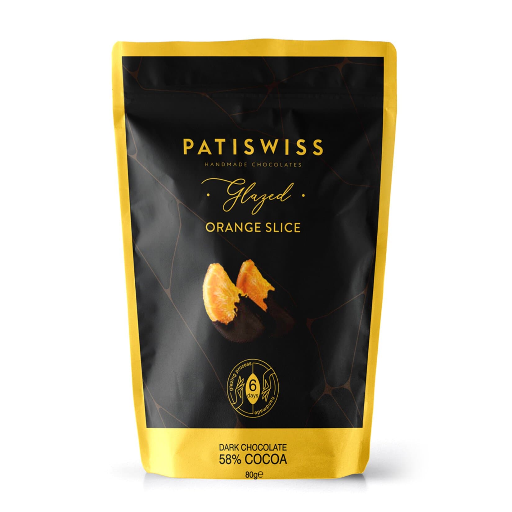 Felii de portocală în ciocolată "PATISWISS" 80g